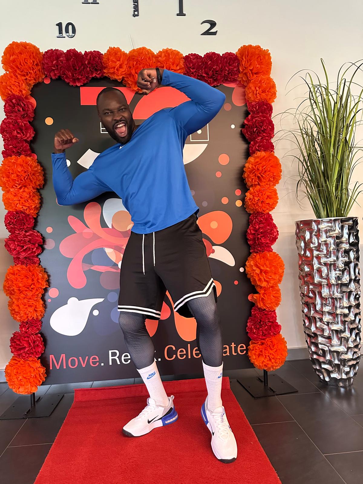 Momar beim Move. Relax. Celebrate Event